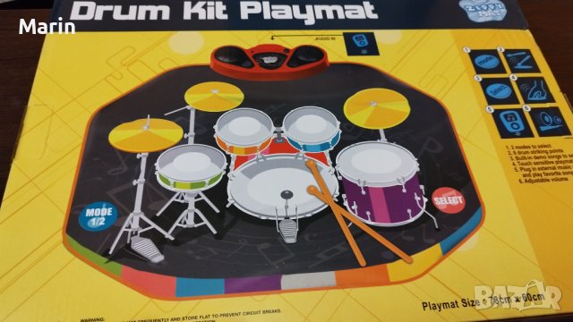 Подложка за игра с барабани , снимка 1 - Музикални играчки - 43717601