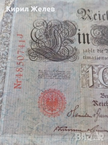 Райх банкнота - Германия - 1000 марки / 1910 година - 23699, снимка 3 - Нумизматика и бонистика - 33373422