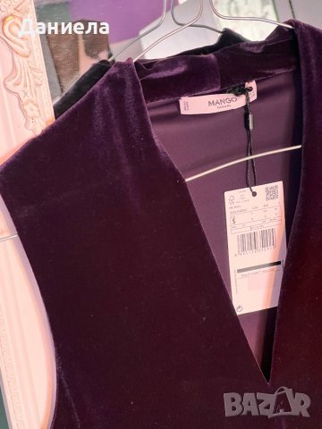MANGO кадифе нова, снимка 3 - Рокли - 36899970