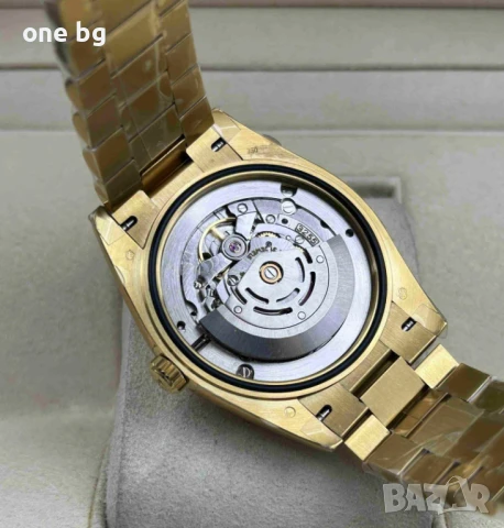 Rolex Day Date President Gold Green Roman Dial , снимка 7 - Мъжки - 51313167