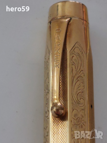 RRR-Златна 14к писалка PARKER(Паркер)солидно злато 14 к, снимка 6 - Антикварни и старинни предмети - 36517127