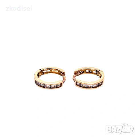 Златни обеци 1,36гр. 14кр. проба:585 модел:36422-3