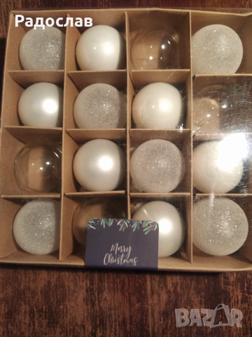 комплект коледни топки за елха