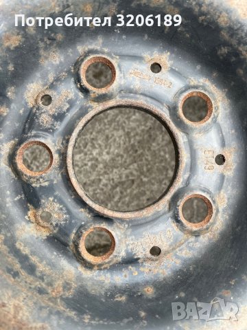 Железна джанта 15 цола 5х112 за Мерцедес, снимка 2 - Гуми и джанти - 43010555