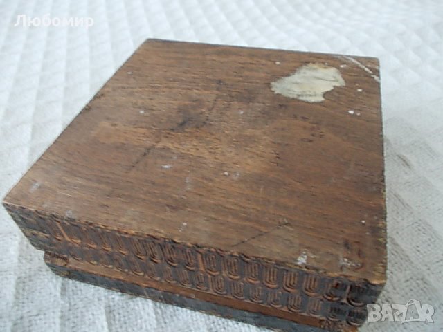 Старинна кутия Пирография, снимка 6 - Антикварни и старинни предмети - 33597272