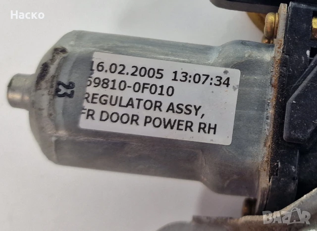 Преден Десен Стъклоповдигач Стъклоподемним Тойота Корола Версо Toyota Corolla Verso 2004-2009г, снимка 3 - Части - 50677625