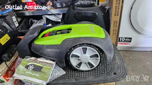 Роботизирана косачка за трева Greenworks Optimow S , снимка 2 - Градинска техника - 50219026