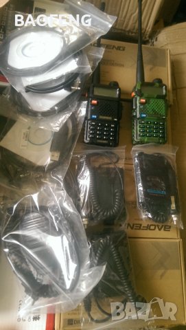 Нова Двубандова радиостанция UV-5R baofeng 5R 8w от вносител, снимка 5 - Ловно оръжие - 38468736