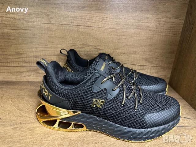 🏷️ Мъжки маратонки RF RUNMAX – черно със златно | 55 лв, снимка 4 - Ежедневни обувки - 52243816