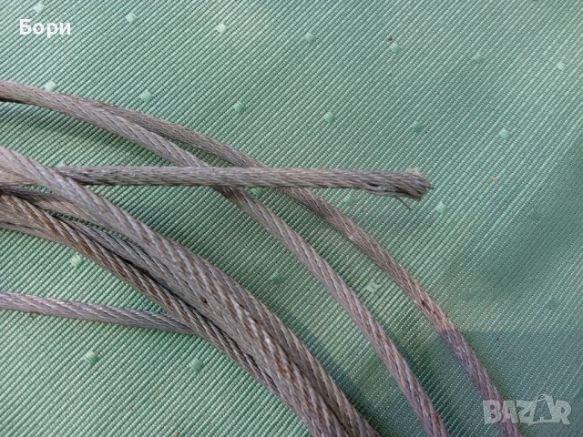 Стоманено въже 7м /фи 4мм, снимка 5 - Други инструменти - 37412856