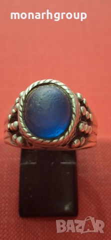 Сребърен пръстен, снимка 2 - Пръстени - 52819231