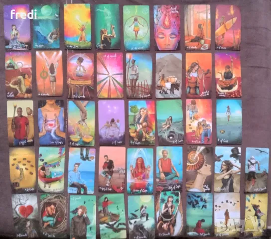 Таро Карти (78 Card) The Light Seer's Tarot, снимка 2 - Карти за игра - 49635250