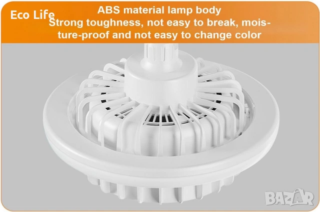 Модерен  таванен нагревател/отоплител/ с LED лампа, снимка 5 - Лед осветление - 53019341