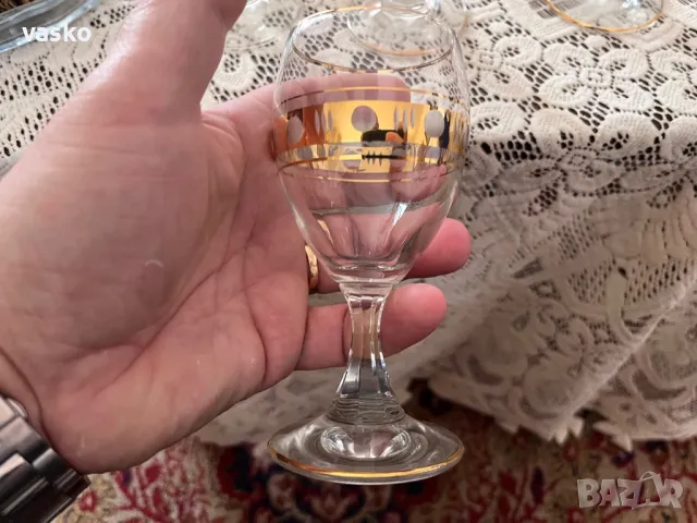 Български чаши-5 броя, снимка 3 - Чаши - 49466418