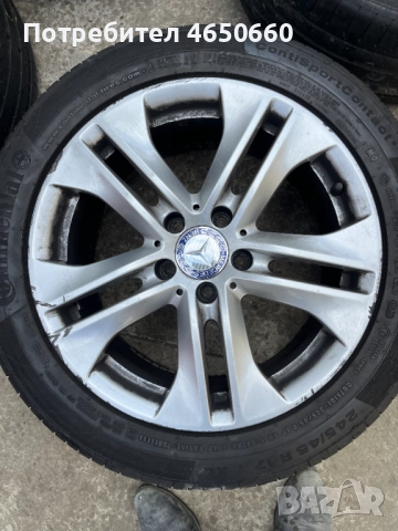 17 цолови алуминиеви джанти за Мерцедес Е класа, снимка 2 - Гуми и джанти - 52537327