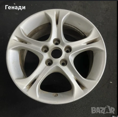 Оригинални джанти за Mazda 3 BK 15 цола 15" / 6J / ЦО 67.1 / 5х114.3 + 4 еднакви всесезонни гуми, снимка 3 - Гуми и джанти - 51353173