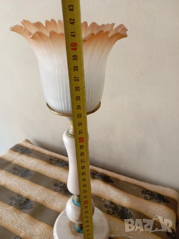 Стара настолна лампа, снимка 3 - Настолни лампи - 51088099