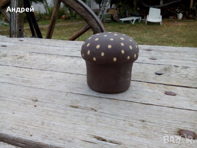 Стара керамична касичка, снимка 3 - Антикварни и старинни предмети - 27064262