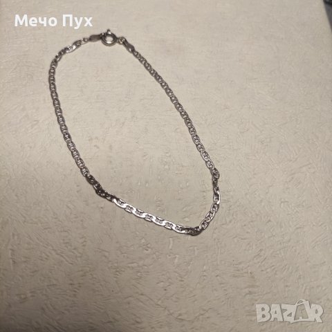 Сребърна гривна (191), снимка 2 - Гривни - 43122335