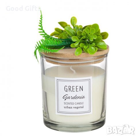 Дизайнерска ароматна свещ , С аромат на бяла гардения, снимка 2 - Други - 39221058