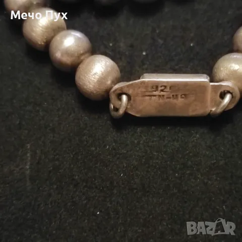 Сребърна огърлица (343), снимка 2 - Колиета, медальони, синджири - 49850792