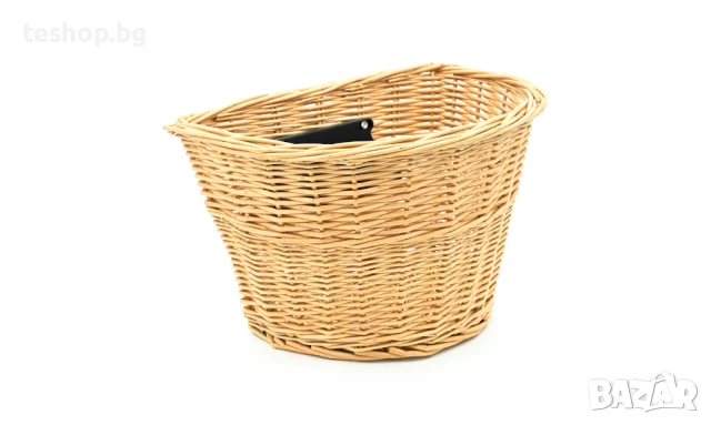 Кошница за велосипед BIKESPORT, ратанова, D MODE, 34*25*25cm, снимка 2 - Аксесоари за велосипеди - 50572739