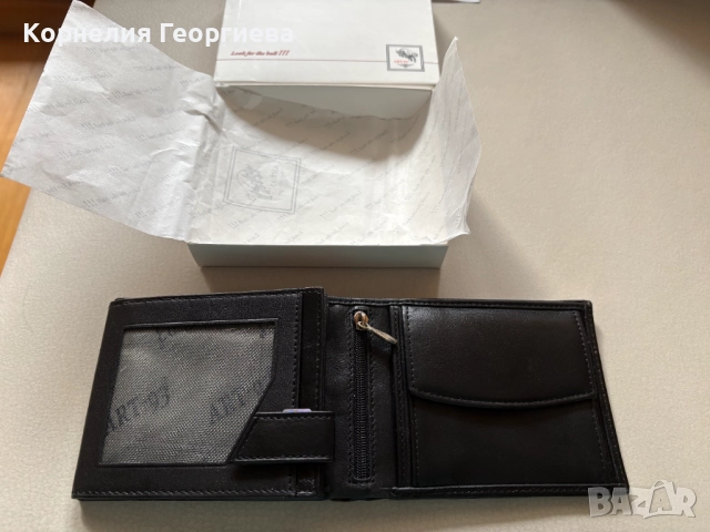 Нов кожен портфейл Art-93, снимка 3 - Портфейли, портмонета - 52665755