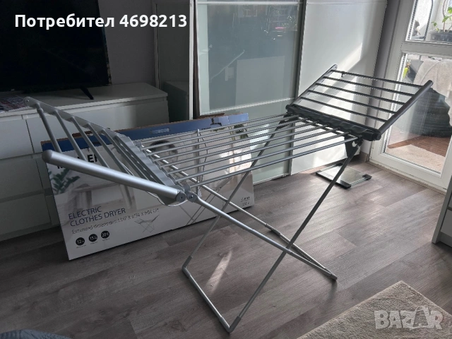 Електрически сушилник Muhler - използван, алуминиев, снимка 7 - Сушилни - 53085558