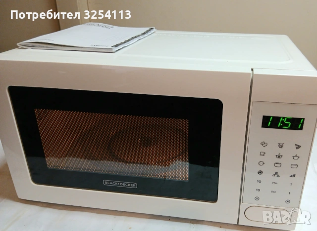 Фурна Black Decker с грил, снимка 2 - Микровълнови - 53589576