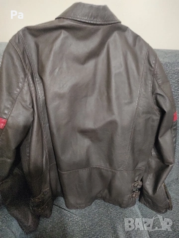 Мъжко кожено яке, снимка 7 - Якета - 53582967