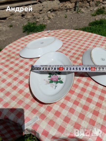 Стара порцеланова чиния,чинии #2, снимка 6 - Антикварни и старинни предмети - 32750613