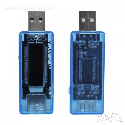 USB Тестер на напрежение, волтаж, съпротивление, капацитет  на батерия, снимка 5 - USB Flash памети - 40001675