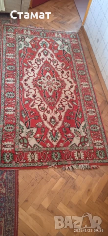 Персийски килим 1.70/0.9 Запазен Има малки забележки в двата края, снимка 3 - Други - 51116512