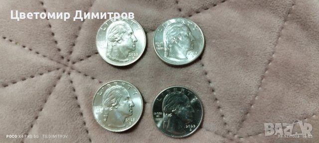 25 цента 2023 quarter us dollars , снимка 3 - Нумизматика и бонистика - 43535585