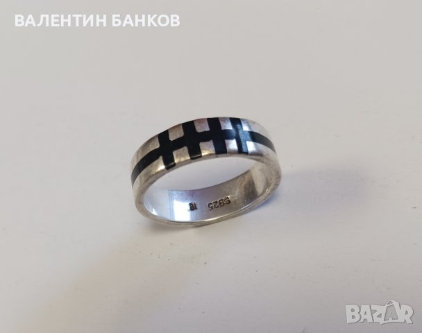 Сребърни мъжки пръстени , снимка 14 - Пръстени - 43154944