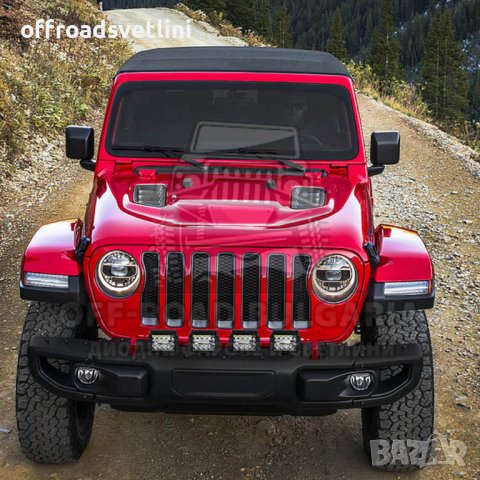 2 БРОЯ 60W COMBO Диоден Фар Диоден фар за джипове трактори мотокари, снимка 3 - Аксесоари и консумативи - 40394815