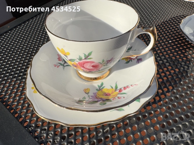 Английски порцеланов сервиз Paragon “Regent” – Fine Bone China, England, снимка 6 - Антикварни и старинни предмети - 52438981