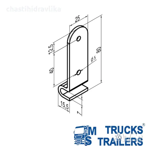 Насрещник за ключалка 10960120, снимка 2 - Части - 48363587