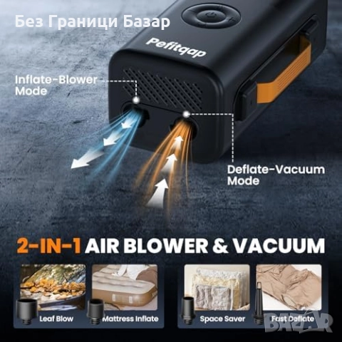 Нов 10 в 1 авариен комплект за кола със стартер, компресор и фенер, снимка 5 - Аксесоари и консумативи - 51677975