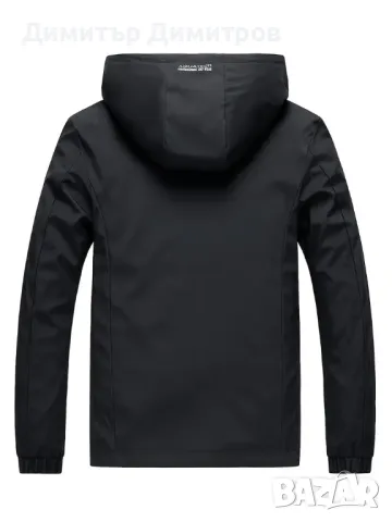 Мъжко ветроустойчиво и водоустойчиво яке с качулка XL--25лв, снимка 2 - Якета - 47701123