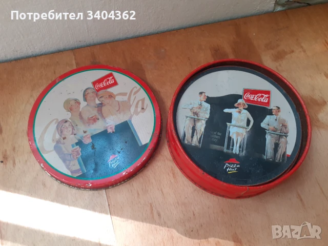 Coca Cola Кока Кола стари колекционерски подложки за чаши, снимка 2 - Антикварни и старинни предмети - 51132398