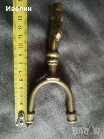 стара бронзова канела, снимка 2 - Антикварни и старинни предмети - 32463971
