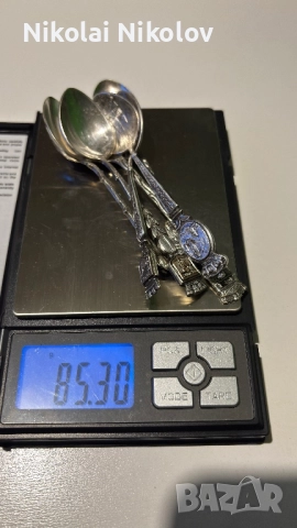 Посребрени лъжици, снимка 15 - Антикварни и старинни предмети - 52100873