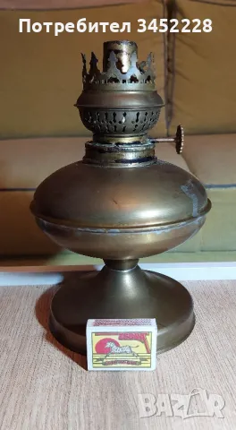 лампа газена месинг за колекционери , снимка 6 - Антикварни и старинни предмети - 49875076