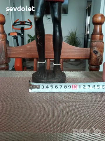 Прекрасна с  изработката си -Статуетка-Жена-Африка., снимка 5 - Статуетки - 50089524