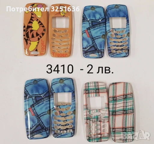 Панели NOKIA 3310,3410,8210,5110,6110,6210,6150, снимка 3 - Резервни части за телефони - 50483161