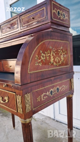 Ретро бюро-писалище цилиндрично, снимка 11 - Бюра - 52386637