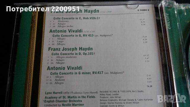 HAYDN/VIVALDI, снимка 3 - CD дискове - 27802765