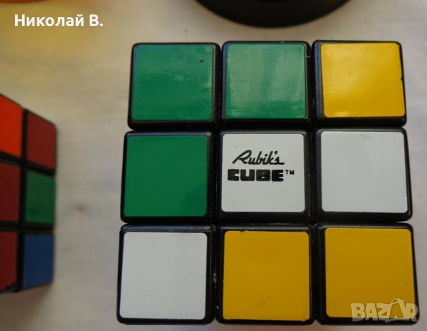 Оригинално Унгарско кубче Рубик Rubiks CUBE tm два броя употребявани, снимка 4 - Колекции - 36850358