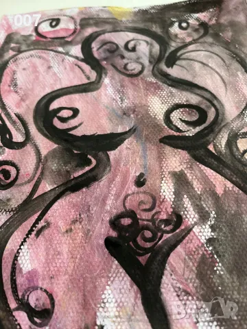 Абстрактна картина, снимка 2 - Картини - 49676330